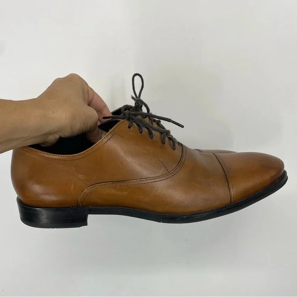 Gordon Rush Oxford leather shoes 12 lace ups
